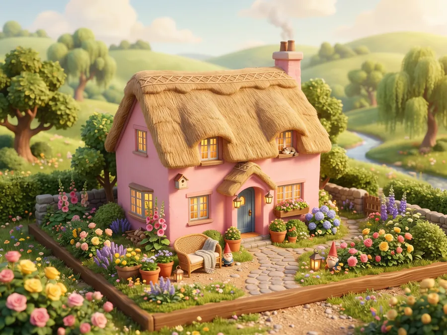 Your own thatched-roof cottage