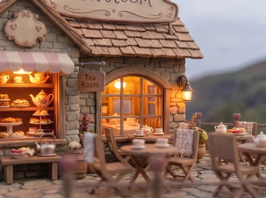 The tea room
